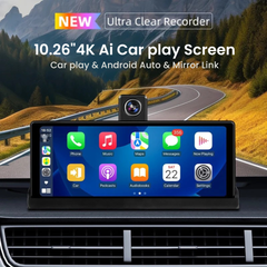10.26__4K_Wireless_CarPlay_Rearview_Mirror_Dash_Cam_-_Play_Screen