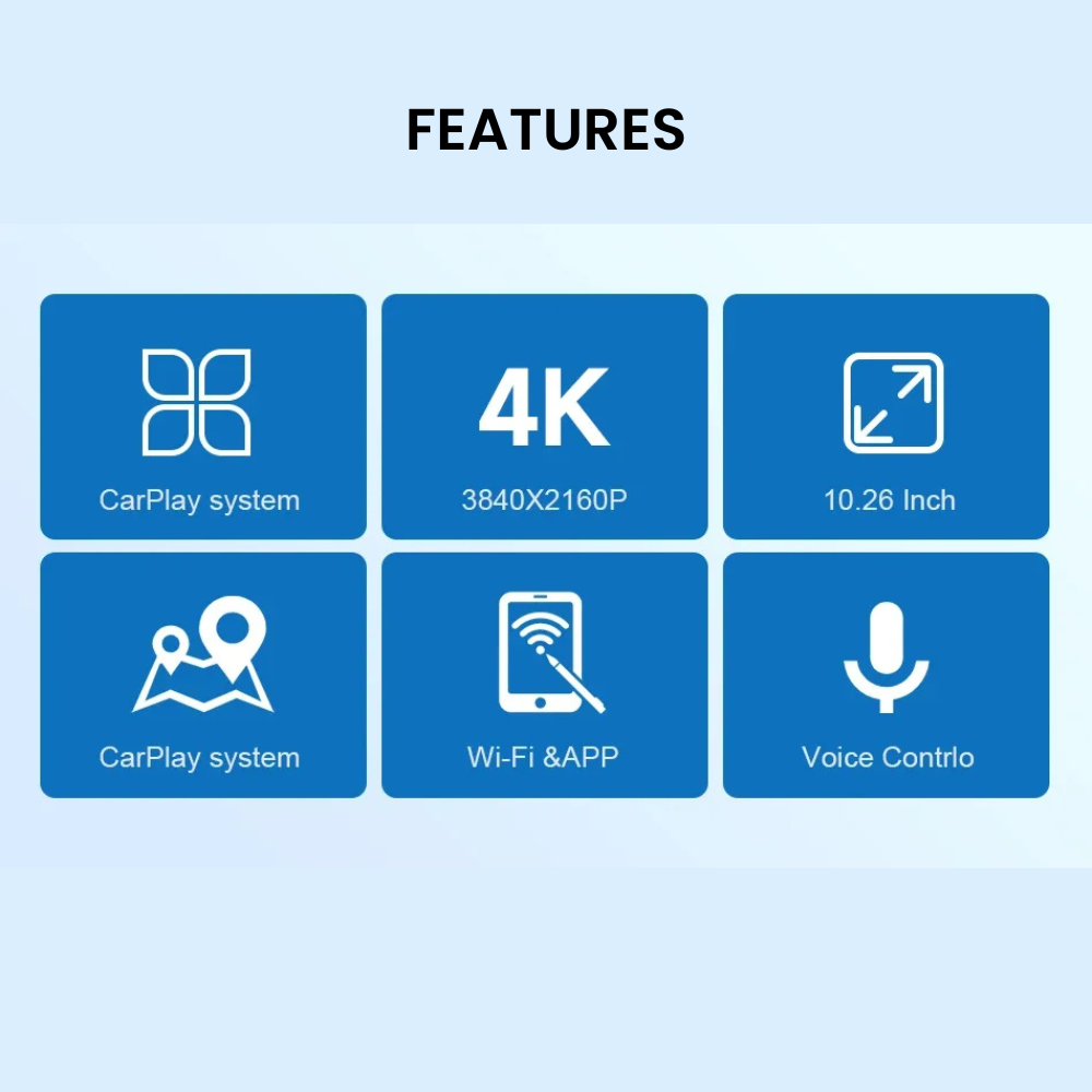 10.26__Wireless_CarPlay_Android_Auto_DVR_4K_Dual_Cam_-_Features
