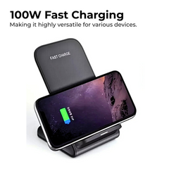100W Fast Wireless Charging Stand with Type-C