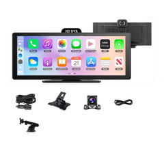 11.26" Wireless CarPlay & Android Auto 4K DVR Display