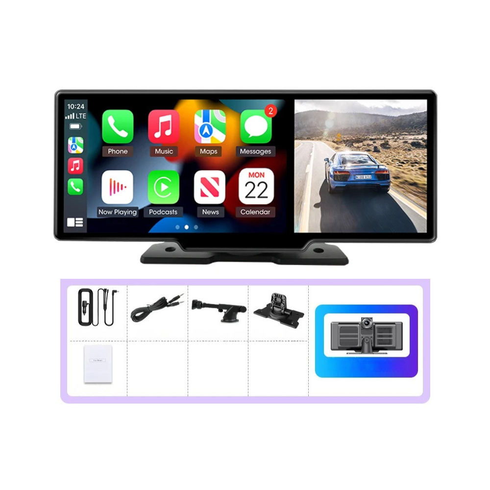 11.26__Wireless_CarPlay___Android_Auto_Dash_Display_4K_DVR_-_10.26inch-Front_Cam
