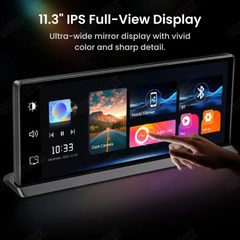 11.3__4K_Wireless_CarPlay___Android_Auto_Smart_Mirror_DVR_-_Display