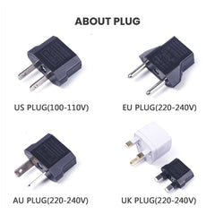 130W Professional Nail Dust Collector Vacuum - About plug