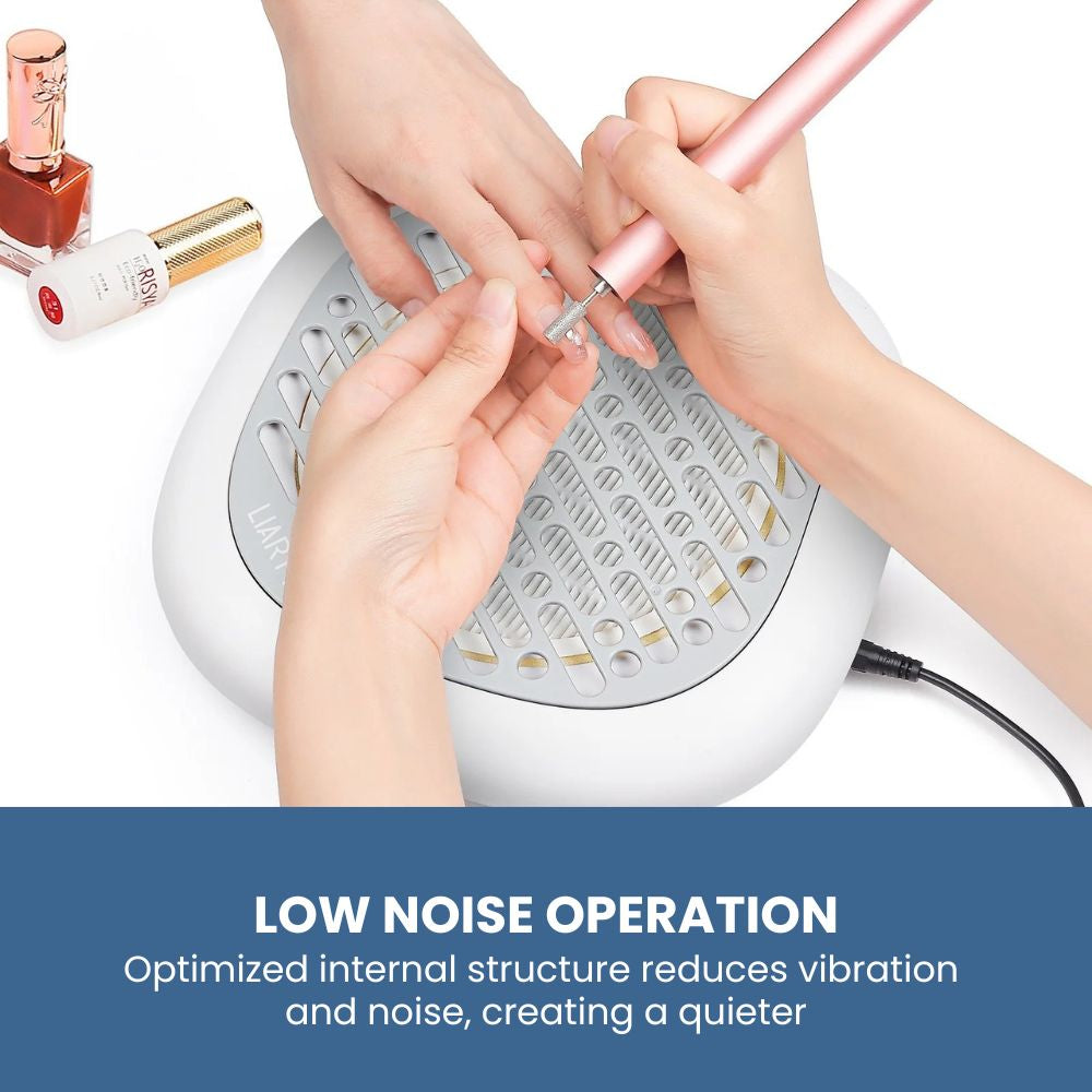 130W Professional Nail Dust Collector Vacuum - low noise operation