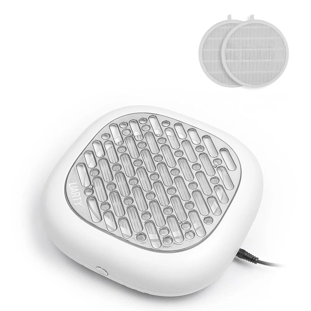 130W Professional Nail Dust Collector Vacuum - white