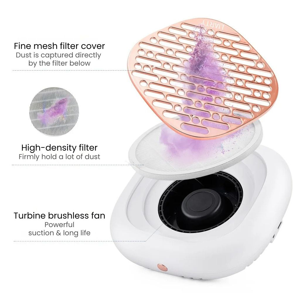 130W Professional Nail Dust Collector Vacuum - details