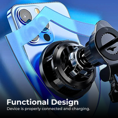 15W Fast Wireless Car Charger with Cooling Fan