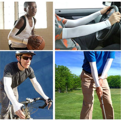 UV Protection Compression Arm Sleeves – Anti-Slip Sports