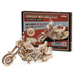 DIY Wooden Model Building Kit – 420 Piece Puzzle Construction Set for Kids & Adults