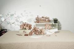 DIY Wooden Model Building Kit – 420 Piece Puzzle Construction Set for Kids & Adults