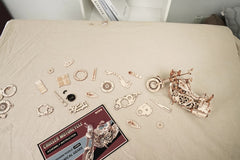 DIY Wooden Model Building Kit – 420 Piece Puzzle Construction Set for Kids & Adults