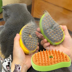 2-in-1 Silicone Pet Grooming Brush — Cats & Dogs