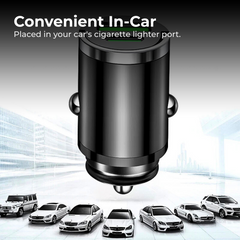 Mini 200W PD Car Charger for iPhone Samsung Fast Charging