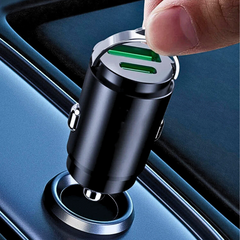 Mini 200W PD Car Charger for iPhone Samsung Fast Charging