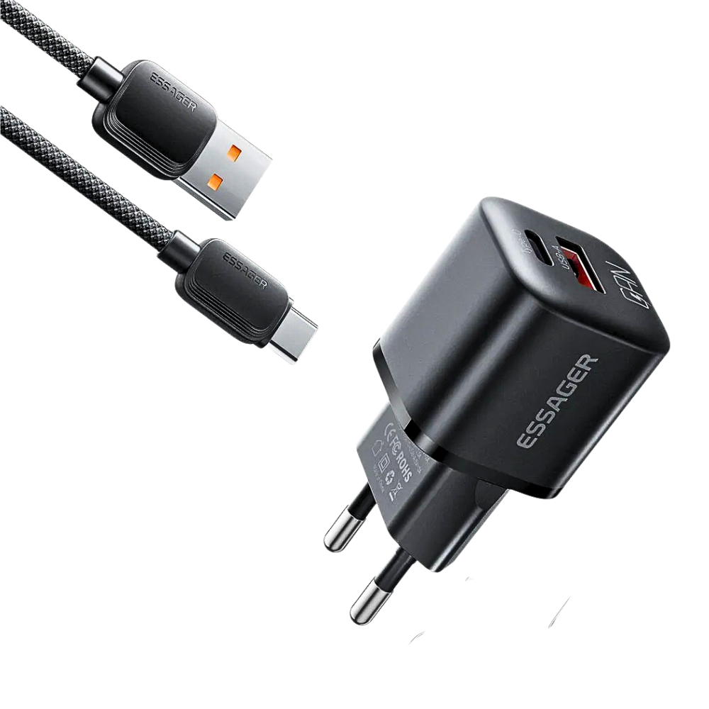 GaN 65W PD Charger Combo — Compact Fast Charge