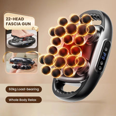 22-Head Shiatsu Deep Kneading Body Massager with Heat