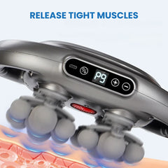 22-Head Shiatsu Deep Kneading Body Massager with Heat