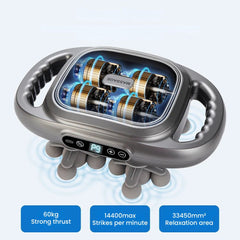 22-Head Shiatsu Deep Kneading Body Massager with Heat