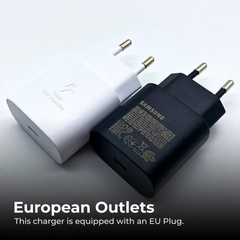 USB-C PD Fast Charger with EU Plug & Cable