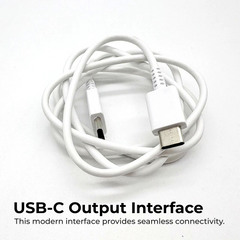 USB-C PD Fast Charger with EU Plug & Cable