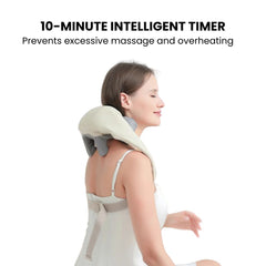 26W Brushless Motor Wireless Neck & Shoulder Massager - 10 mins timmer