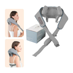 26W Brushless Motor Wireless Neck & Shoulder Massager - grey