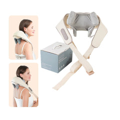 26W Brushless Motor Wireless Neck & Shoulder Massager - white