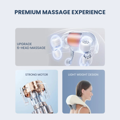 26W Brushless Motor Wireless Neck & Shoulder Massager