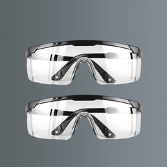 2Pcs Safety Glasses Anti-Splash Dustproof Work Goggles