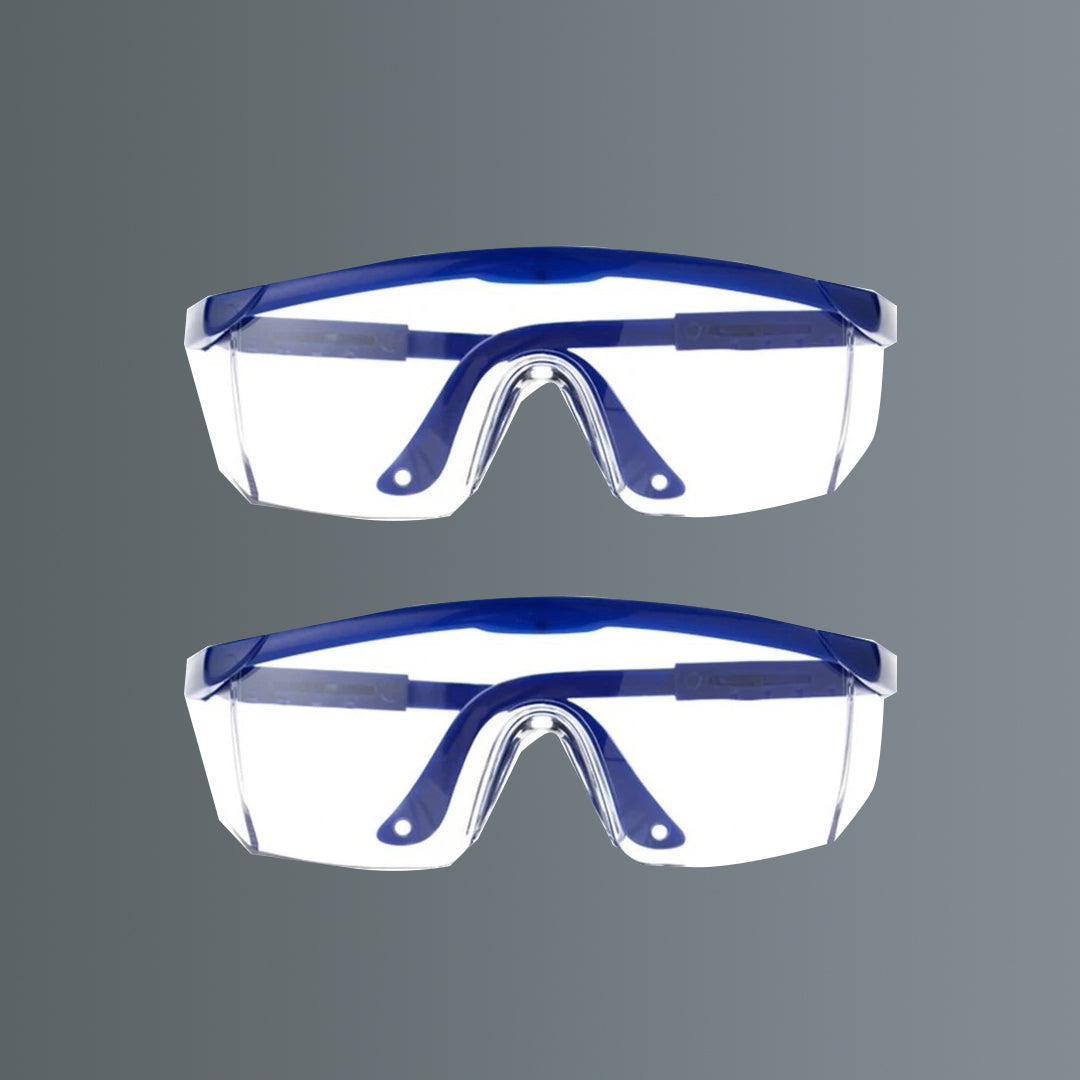 2Pcs Safety Glasses Anti-Splash Dustproof Work Goggles