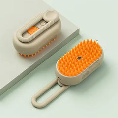 3-in-1 Rechargeable Pet Grooming Brush — Gentle & Self-Clean
