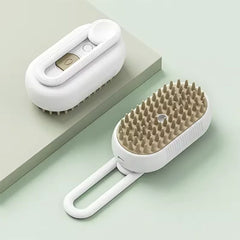 3-in-1 Rechargeable Pet Grooming Brush — Gentle & Self-Clean
