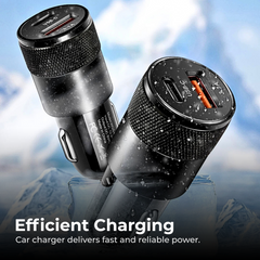 Fast 3.1A USB-C Car Charger for iPhone & Android