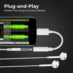 iPhone 3.5mm Jack Converter for all iOS Devices