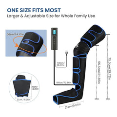 360° Foot & Leg Air Pressure Massager for Circulation - one size most fit