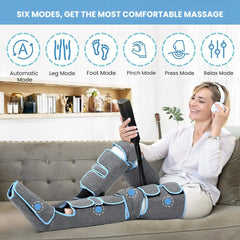 360° Foot & Leg Air Pressure Massager for Circulation - six modes