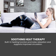 360° Foot & Leg Air Pressure Massager for Circulation - soothing therapy