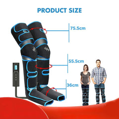 360° Foot & Leg Air Pressure Massager for Circulation - size