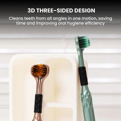 3D U-Shaped Soft Toothbrush for Adults, Men & Women