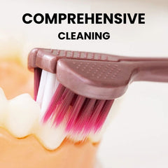 3D U-Shaped Soft Toothbrush for Adults, Men & Women