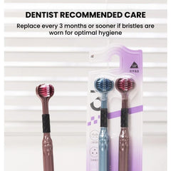 3D U-Shaped Soft Toothbrush for Adults, Men & Women