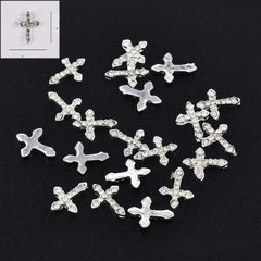 3D Cherry Nail Charms Red Pink Rhinestone Nail Art 20pcs
