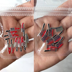 3D Cherry Nail Charms Red Pink Rhinestone Nail Art 20pcs