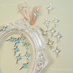 3D Cherry Nail Charms Red Pink Rhinestone Nail Art 20pcs