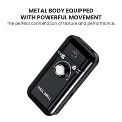 Electric 45000RPM Nail Drill Machine for Manicure & Pedicure - metal body