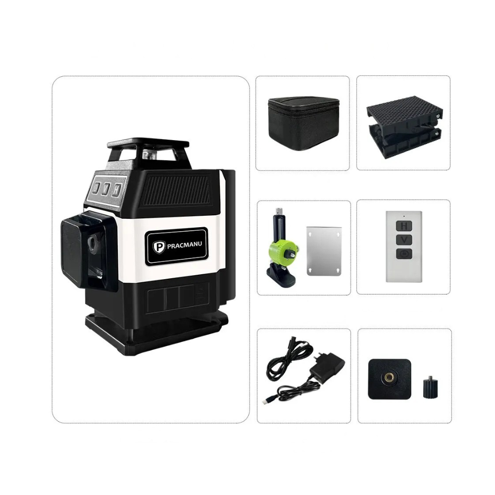 4D16-Line_Green_Laser_Level_Self-Leveling_360__Tool_-_Set_2