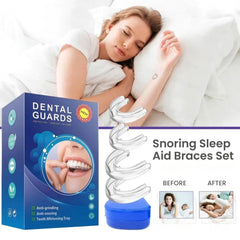 4Pcs Silicone Anti-Snoring Dental Guards Set
