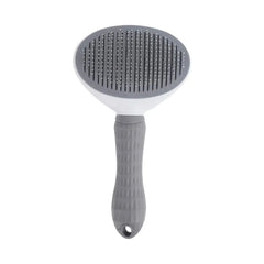 Self-Cleaning Pet Grooming Brush — Massage & Deshedding