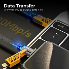 65W 4-in-1 USB-C Fast Charging Cable