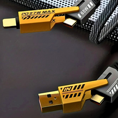 65W 4-in-1 USB-C Fast Charging Cable